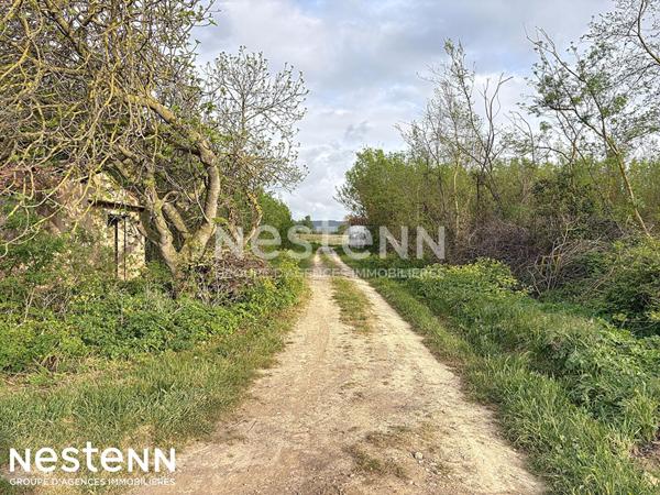 Terrain agricole et de loisirs de 4 558 m² -cadre boisé, puits, cabanon en dur cadastré de 14 m² - Narbonne