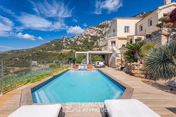 L’élégance de la Riviera : écrin secret et vue spectaculaire à Roquebrune-Cap-Martin