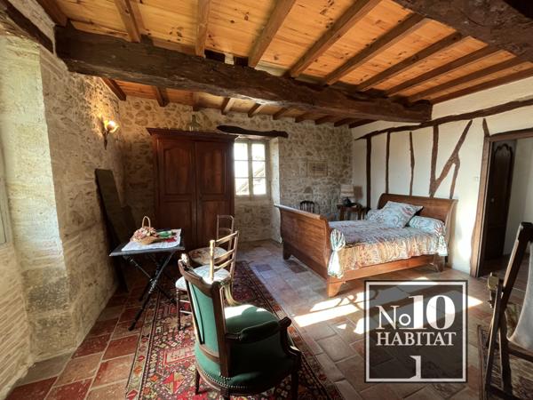 Mauvezin (32120) Propriété 200m² - 5 chambres - Dépendances - Vue Pyrénées