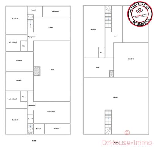 Maison à vendre 7 pièces de 198 m²