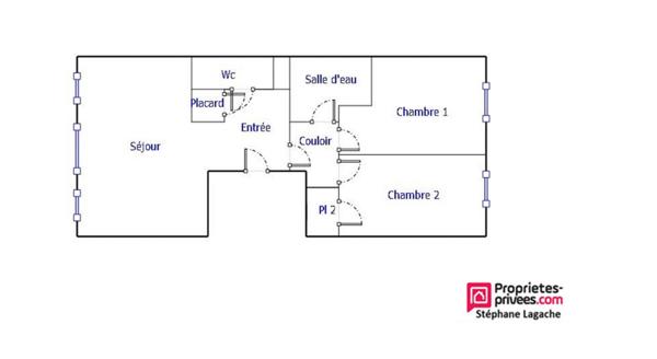 Appartement Le Touquet Paris Plage 3 pièce(s) 60 m2 vue mer avec terrasse garage et cave