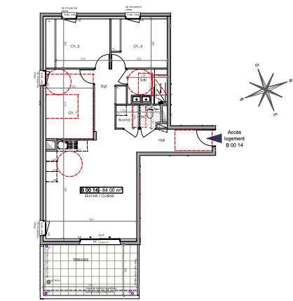 Appartement à vendre 4 pièces 84 m² Claix