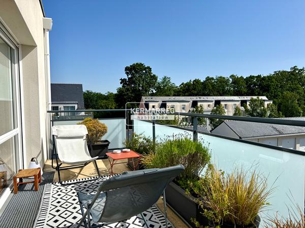 Appartement 3 pièces – 63 m² environ à Séné (ref : 100878-AV)