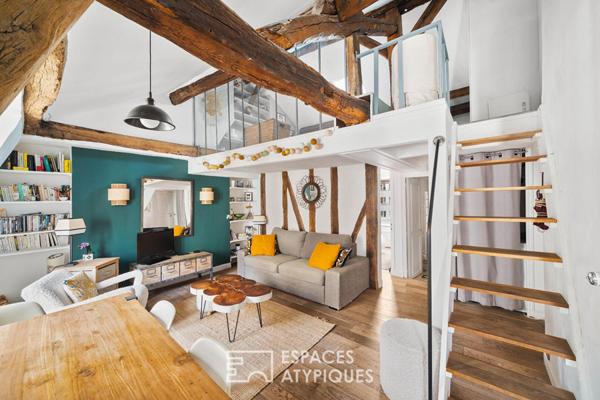 Mini-loft en dernier étage