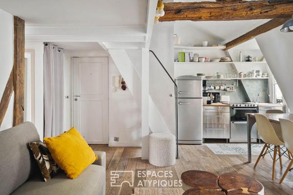 Mini-loft en dernier étage