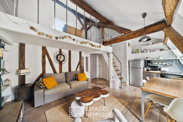 Mini-loft en dernier étage