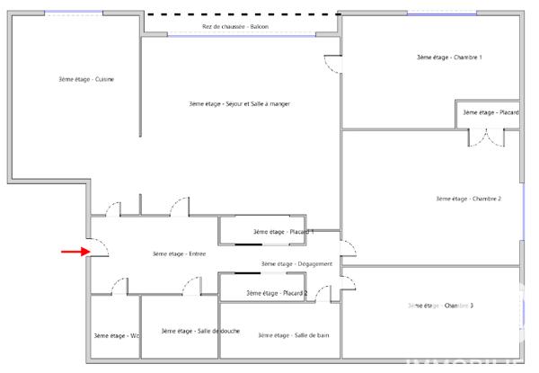 Appartement à vendre 4 pièces 78 m² Gif-sur-Yvette