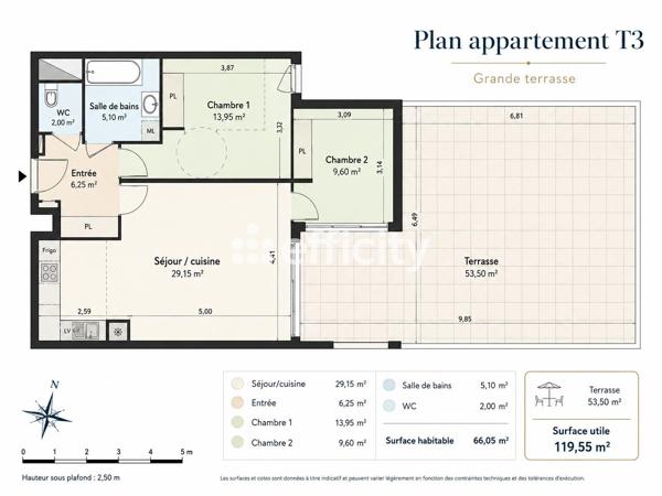Appartement
         3 pièces
        - 70 m² Exclusivité 248 000 € *