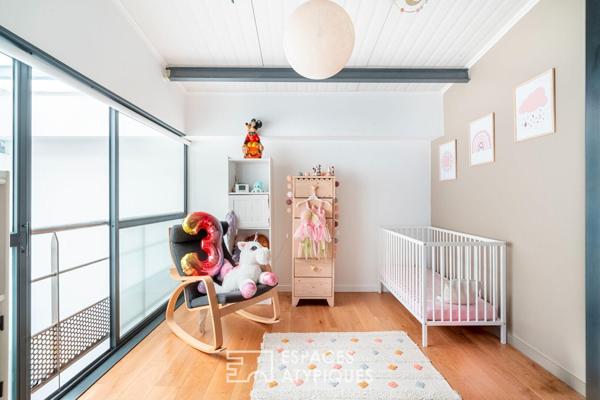 Maison type loft avec jardin