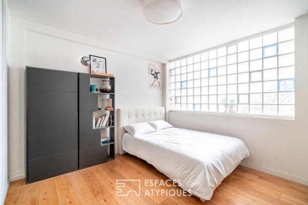 Maison type loft avec jardin