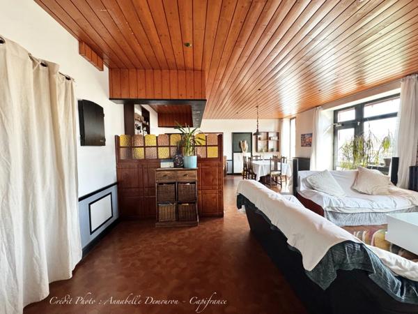 Maison à vendre 8 pièces VOLVIC (63) - 5 chambres, terrain, grand garage et caves