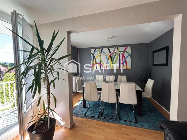 Appartement meublé T4 bis, 92m2, ascenseur et parking privé