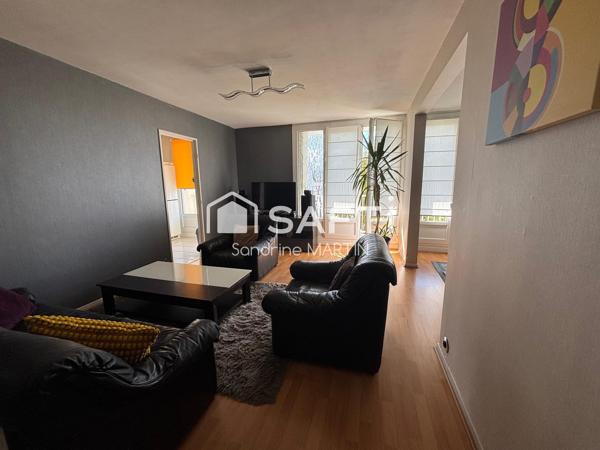 Appartement meublé T4 bis, 92m2, ascenseur et parking privé