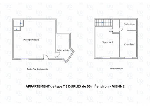 Appartement à vendre 3 pièces 55 m² Vienne