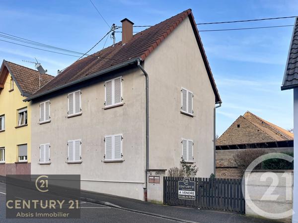 Maison à vendre  6 pièces - 116,33 m2 MUNDOLSHEIM - 67