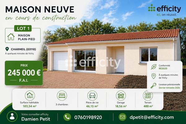 Maison
         4 pièces
        - 104 m² 245 000 € *