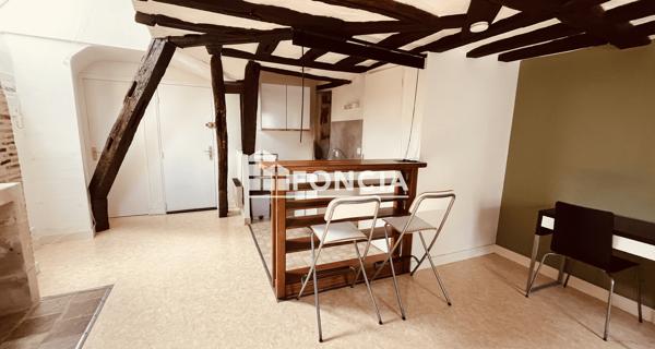 À vendre Studio 25 m² - Tours 37000
