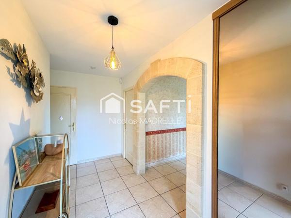 Plain-pied familial, 4 chambres, au calme, piscine