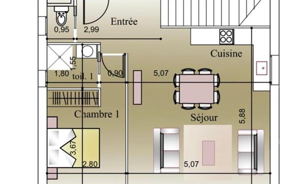 Maison à vendre    4 pièces • 98,70 m2 Portes-lès-Valence