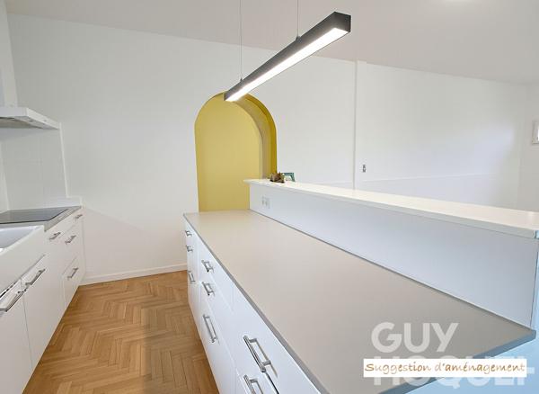 Trois pièces, esprit loft à 5 min de la gare des Chantiers et 10 min de la gare Versailles Rive Gauche