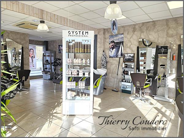 Salon de coiffure avec bail tous commerces.