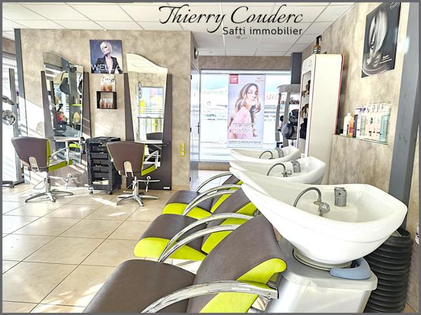 Salon de coiffure avec bail tous commerces.