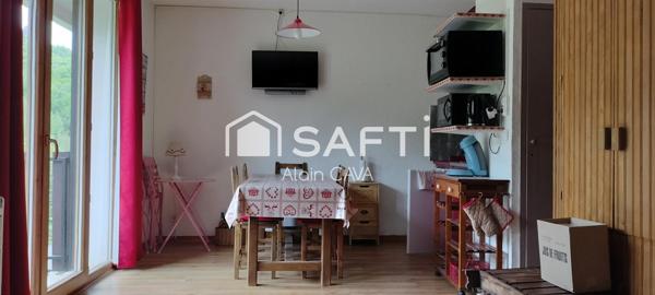 Studio de 35m² avec casier à ski, local commun et parking privé