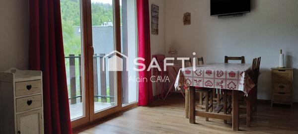 Studio de 35m² avec casier à ski, local commun et parking privé