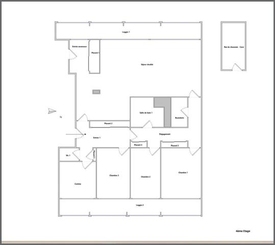 Appartement à LYON 9E ARRONDISSEMENT, 69009 - 4 pièces 109m²