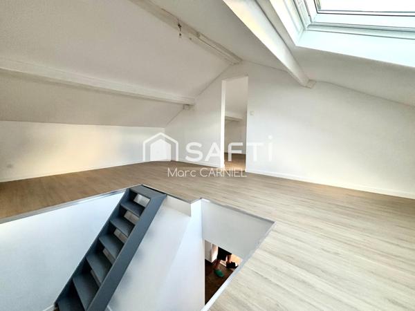 RÉNO 2025 100%: DUPLEX 85m2 env.(sol), CAVE+2 GARAGES