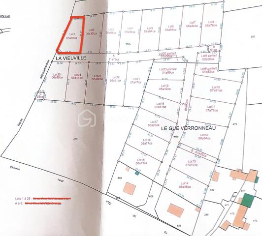 DEVENEZ PROPRIÉTAIRE à La Vieuville, commune d'Alluyes.

Offrez-vous un cadre de vie agréable dans un environnement calme, verdoyant et résidentiel.
Idéalement située entre Chartres et Châteaudun et à proximité de Bonneval, la commune d'Alluyes séduit par sa qualité de vie.

Proche des différents axes routiers (N10 et à l'A11), venez découvrir un lotissement libre de constructeur de 23 terrains à bâtir entièrement viabilisés (eau, électricité, fibre optique), parfaitement adaptés à la réalisation de votre future maison individuelle.

En direction de Bonneval, vous trouverez toutes les commodités du quotidien (commerces, marché, supermarchés, piscine, écoles, collège, crèches, maison médicale…).
Sachez que la gare se trouve à 8 min en voiture et dessert Paris, Châteaudun et Tours. 

Les atouts du programme :
    •    23 Parcelles de 542 à 884 m²,
    •    17 366m2 de surface constructible,
    •    Terrains entièrement viabilisés et bornés,
    •    Permis d'amener purger de tout recours,
    •   Etude de faisabilité de l'assainissement autonome d'un futur lotissement réalisé,
    •    Voirie effectué,
    •    Lampadaires posé,
    •    Environnement paisible et résidentiel,
    •    Accès rapide à l'A11 et N10,
    •    À proximité de Chartres, Châteaudun et Bonneval, 
    •   Gare à 8 min,
    •   Commodités à proximité.

Construisez votre projet de vie dans un cadre naturel, alliant tranquillité et proximité des principaux axes de routiers.