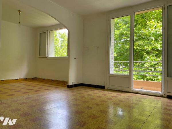 Appartement T4 avec balcon, garage et cave