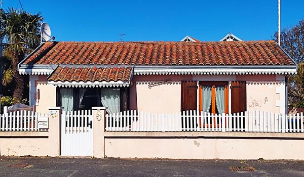 A VENDRE - CHATELAILLON PLAGE - Maison de plain pied - 2 Chambres - Extérieur - Stationnement