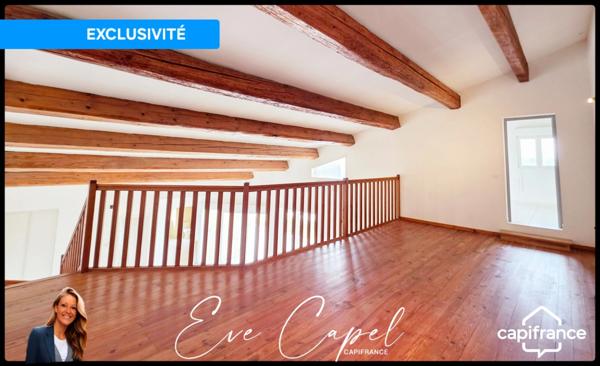 Appartement à vendre 5 pièces BELARGA (34), appartement 3 chambres et mezzanine + parking privatif + double terrasse