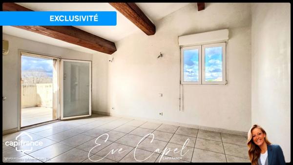 Appartement à vendre 5 pièces BELARGA (34), appartement 3 chambres et mezzanine + parking privatif + double terrasse