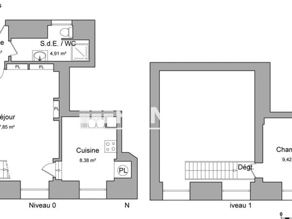 Location Appartement 2 pièces 56.62 m² - 2 RUE DES BENEDICTINS Vitre 35500