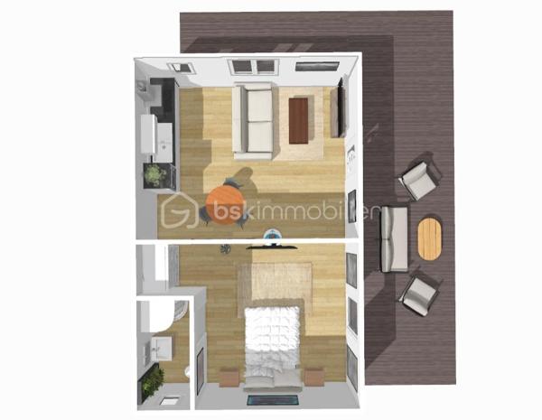 Appartement de 38 m²