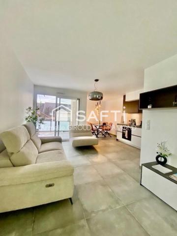 À HÉSINGUE, proche frontière Suisse, dans élégante résidence d’Exception (programme neuf, livraison 2027), Appartement Premium F3- 73m2 – Balcon – Garage - Place de parking sous-sol -  nouvelles normes RE2020