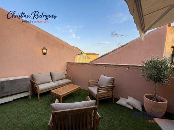 LORGUES MAISON DE VILLAGE T5 AVEC TERRASSE ET CAVE