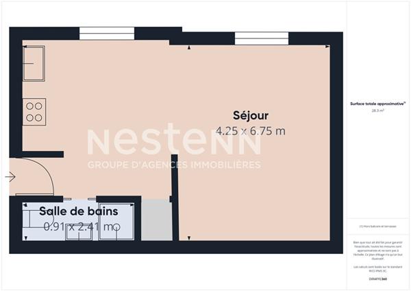 Studio de charme au coeur de Montmartre ? 28,40 m²