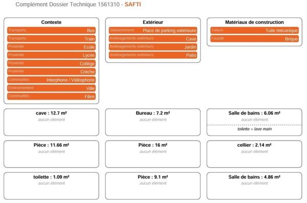 Maison de ville 156m² | 364m² terrain | 3 Niveaux + Grenier