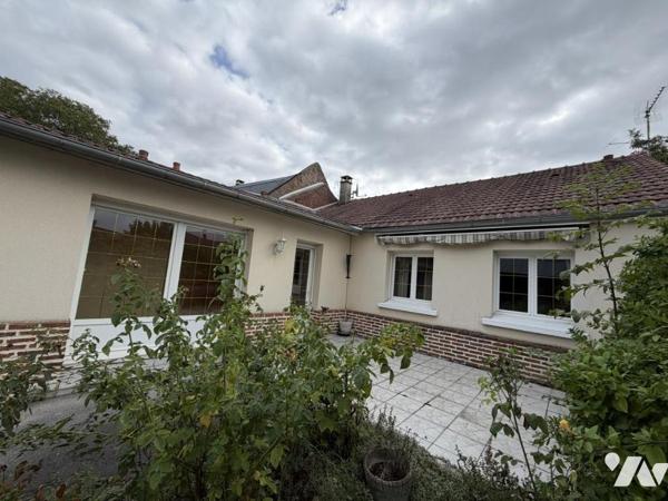 AMIENS - LONGPRE LES AMIENS - EXCLUSIVITE - PAVILLON 140 m² - 3 CHAMBRES - BUREAU - JARDIN