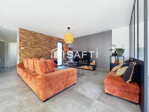 Maison contemporaine, 151m² sur 1340m² de parcelle