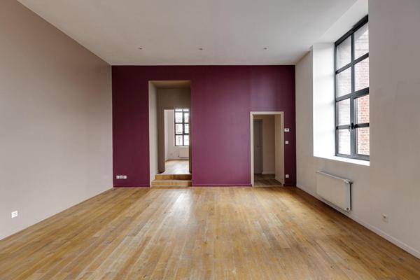 Loft lumineux au coeur d’une ancienne usine textile