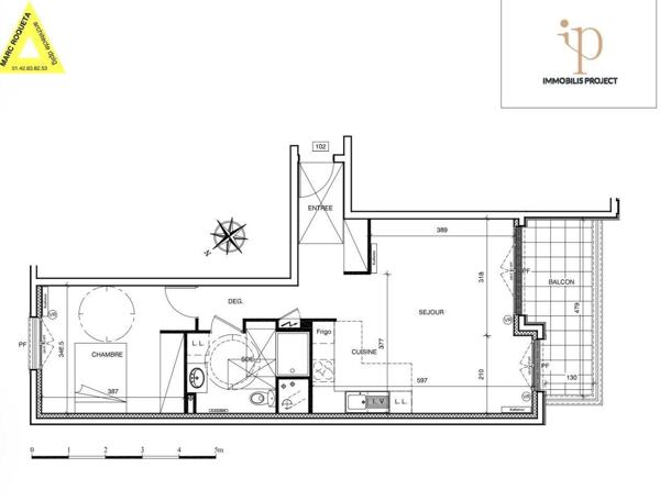 Appartement à vendre 3 pièces 56 m² La-Varenne-Saint-Hilaire