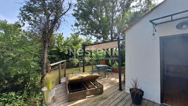 L'Ïle d'Elle, charmante maison au bord de l'eau sur terrain de plus de 1000 m² et cabane indépendante