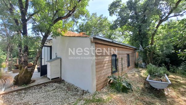 L'Ïle d'Elle, charmante maison au bord de l'eau sur terrain de plus de 1000 m² et cabane indépendante