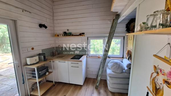 L'Ïle d'Elle, charmante maison au bord de l'eau sur terrain de plus de 1000 m² et cabane indépendante