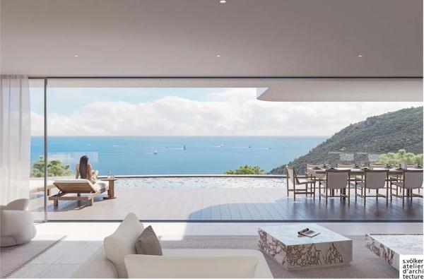 villa contemporaine à terminer avec vue mer panoramique