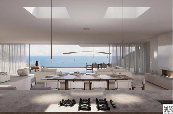 villa contemporaine à terminer avec vue mer panoramique